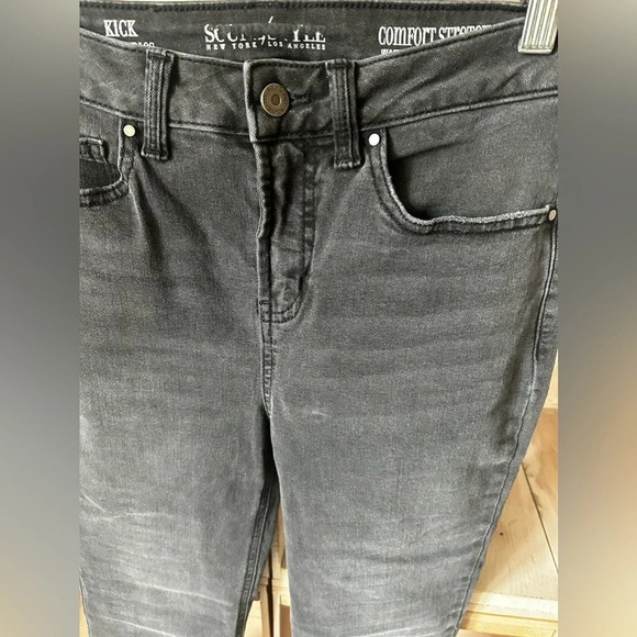 Sound Style Faded Black Straight Crop Jean - Picture 9 of 14